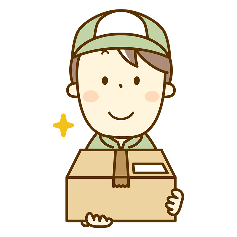 箱に詰めて送る